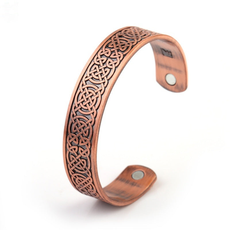 Nordic Totem Vikings More Than Lucky Tree Ancient Silver Ancient Gold Ancient Red Bracelet