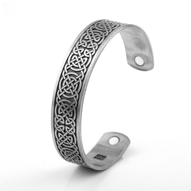 Nordic Totem Vikings More Than Lucky Tree Ancient Silver Ancient Gold Ancient Red Bracelet