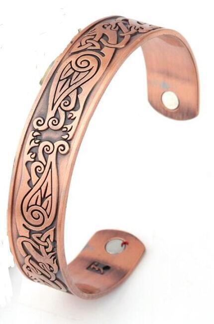 Nordic Totem Vikings More Than Lucky Tree Ancient Silver Ancient Gold Ancient Red Bracelet