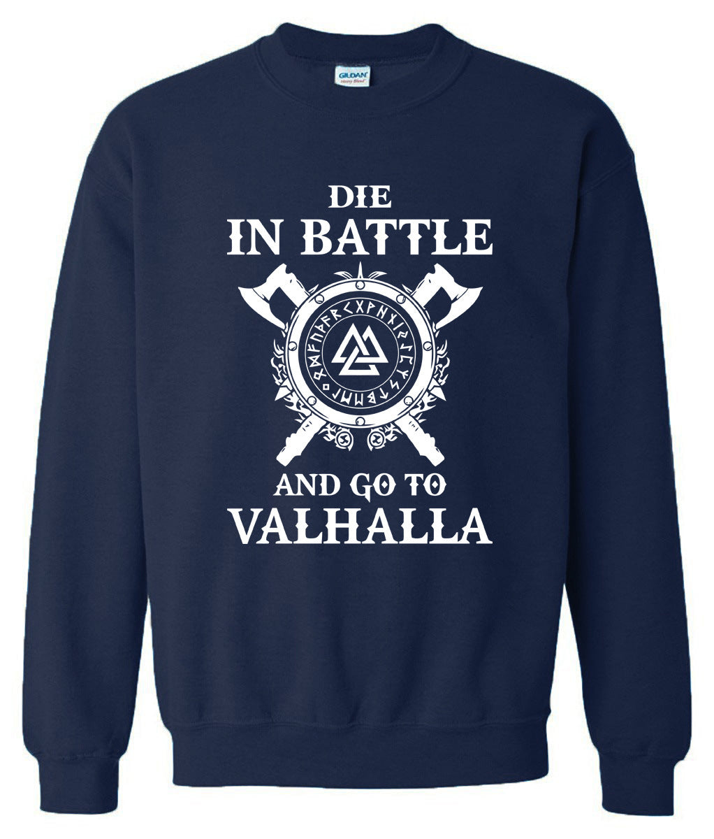 Trendy Brand Viking Legend Autumn And Winter Men's Fleece Sweater