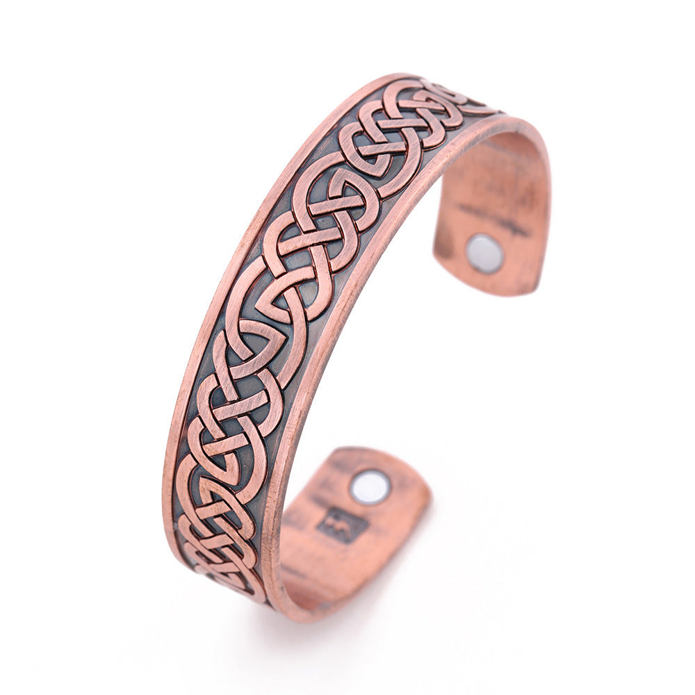 Nordic Totem Vikings More Than Lucky Tree Ancient Silver Ancient Gold Ancient Red Bracelet