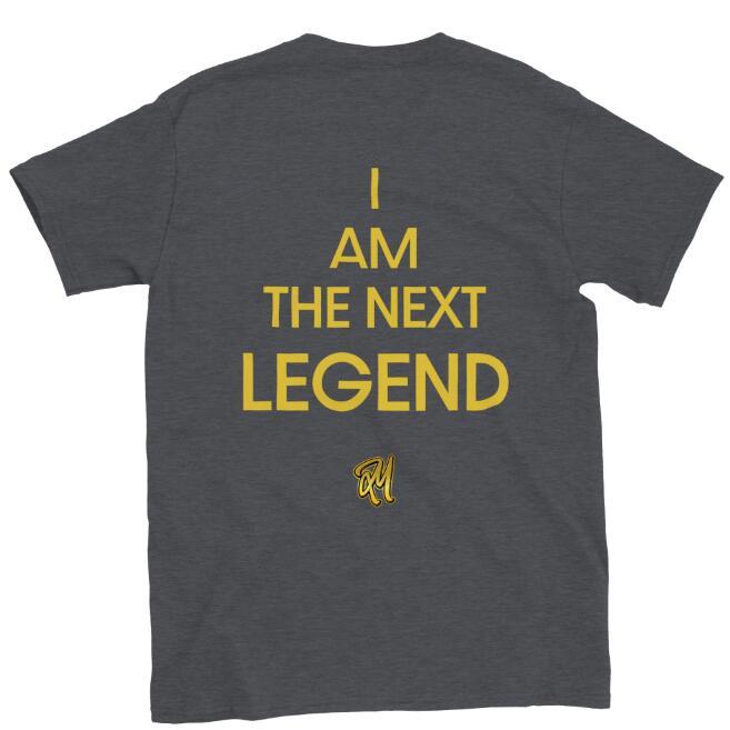 I Am Next Legend Digital Printing Casual Round Neck Short Sleeves