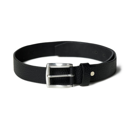 Nexus Black Leather Belt