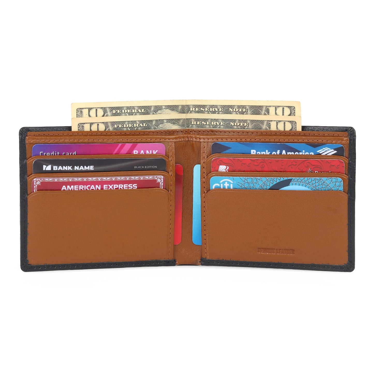 Black Minimal Contrast Wallet