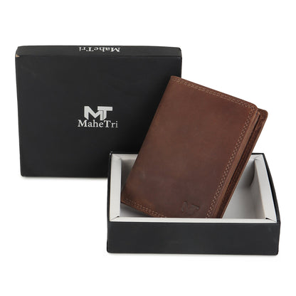 Buffalo Leather Men's Wallet - Vertical