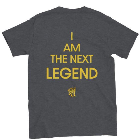 I Am Next Legend Digital Printing Casual Round Neck Short Sleeves