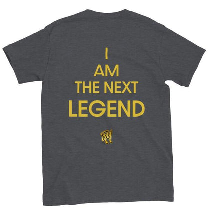 I Am Next Legend Digital Printing Casual Round Neck Short Sleeves