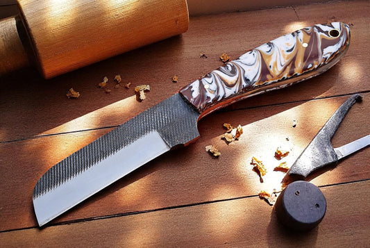 Bull Cutter Knife - Custom Handmade – 8" Rash Steel
